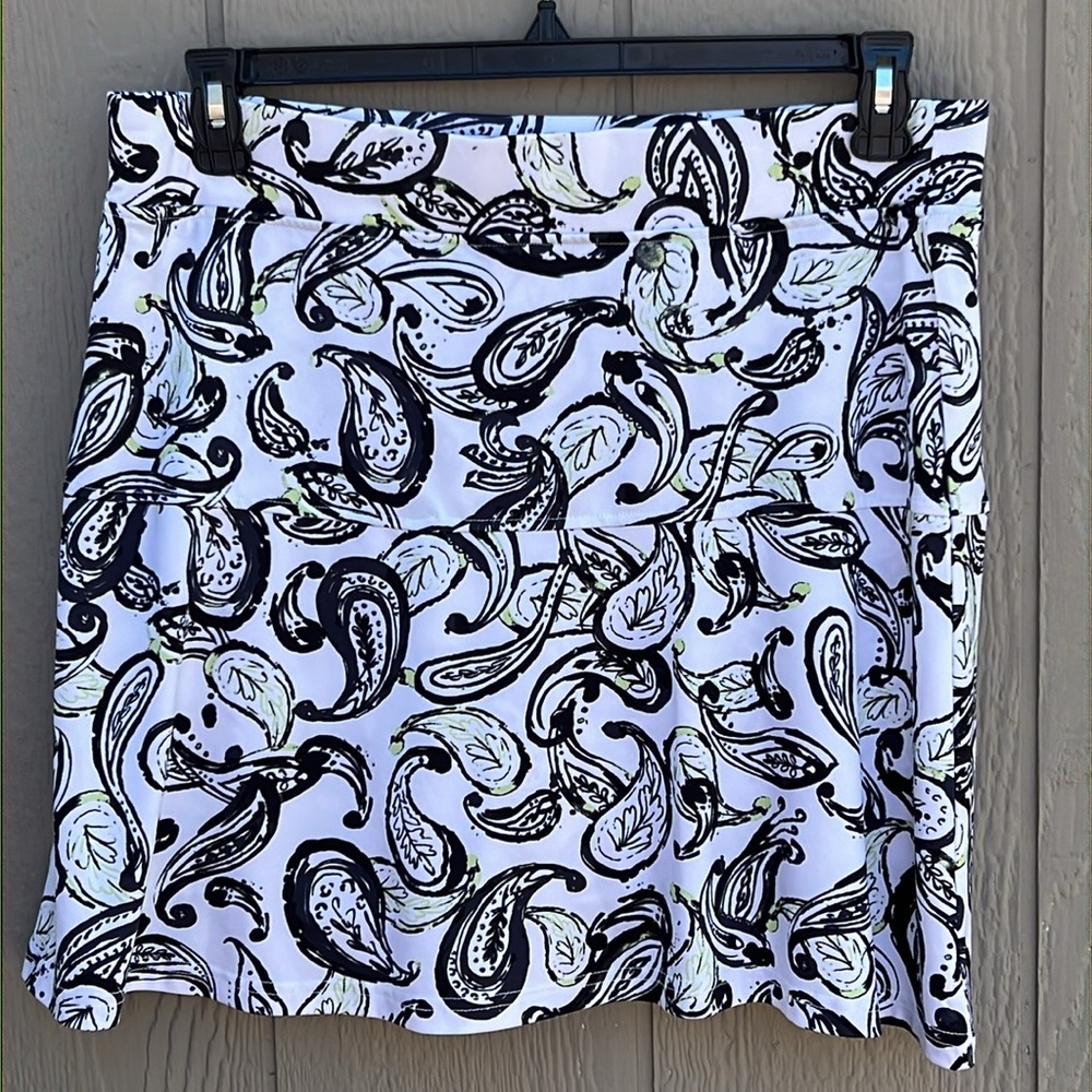 Sport Haley Paisley Print Golf Skort Size Large Athletic Activewear - Picture 5 of 16